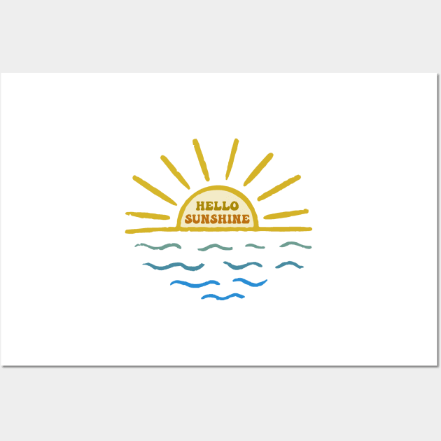 Hello Sunshine Wall Art by CityNoir